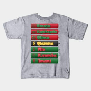 Kwanzaa's Seven Principles Kids T-Shirt